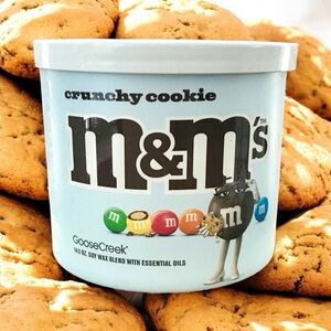 🆕40+Hrs M&M Crunchy Cookie 3 Wick Soy Candle with Natural Essential Oils